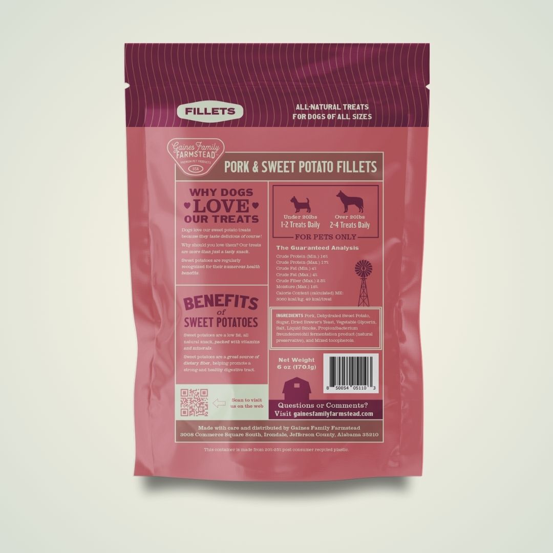 Pork & Sweet Potato Fillets