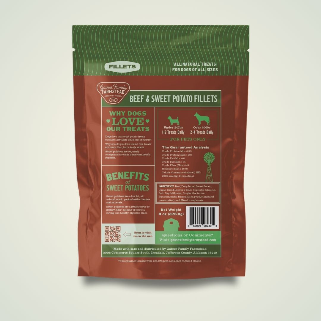 Beef & Sweet Potato Fillets